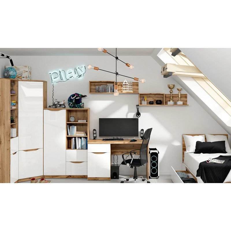 Szafka Nuis 3D Black Red White