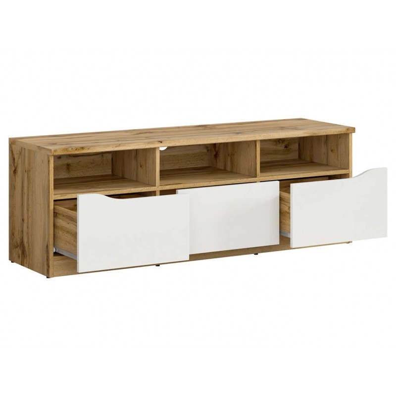 Szafka rtv Nuis 3S Black Red White