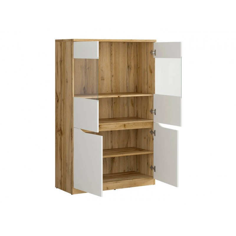 Witryna Nuis 2D2W Black Red White