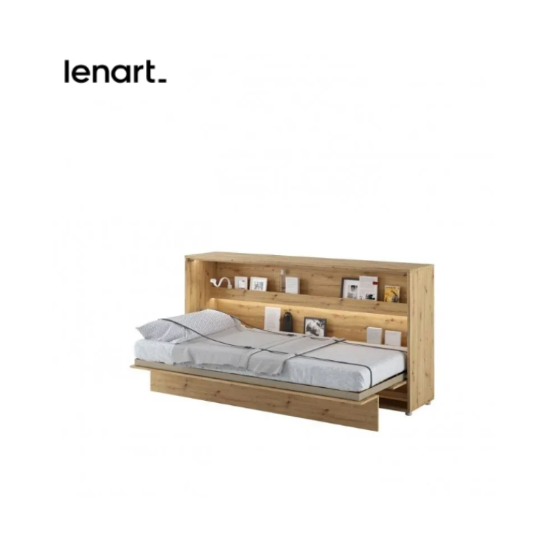 Półkotapczan Poziomy BED CONCEPT BC-06 90X200 Dąb Artisan Lenart