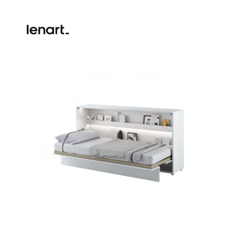 Półkotapczan Poziomy BED CONCEPT BC-06 90X200 Biały Alpejski