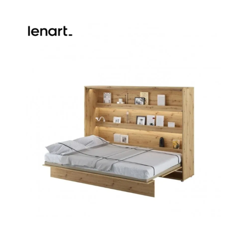 Półkotapczan Poziomy BED CONCEPT BC-04 140X200 Dąb Artisan