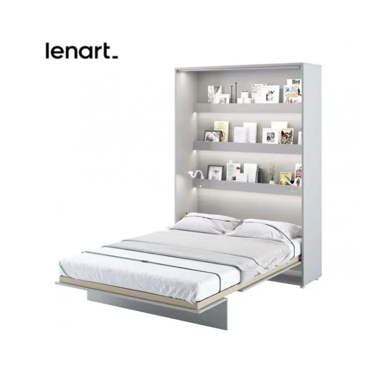 Półkotapczan Pionowy BED CONCEPT BC-01 140X200 Biały Połysk
