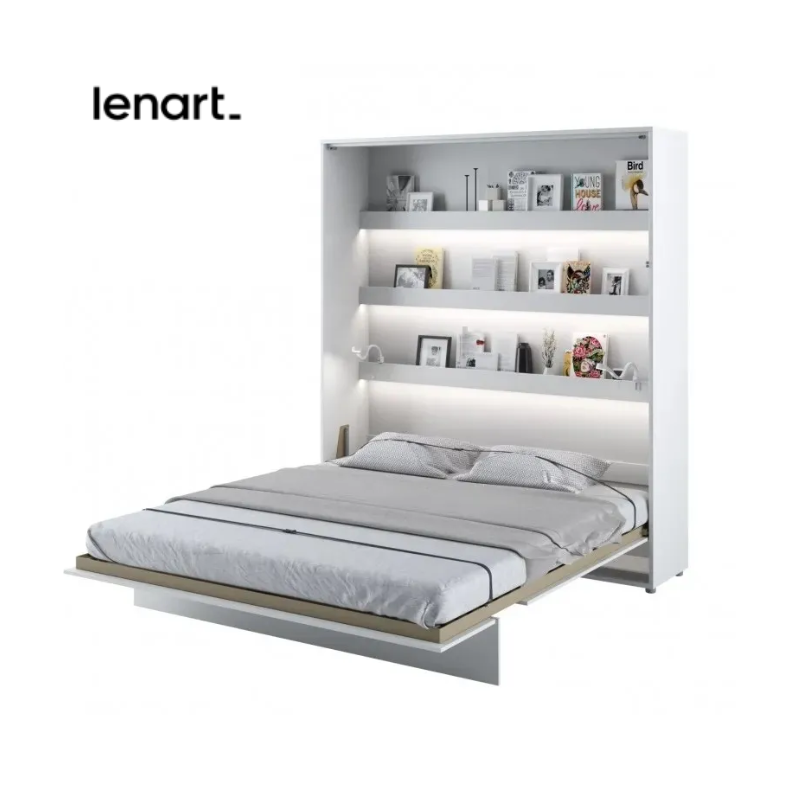 Półkotapczan Pionowy BED CONCEPT BC-13 180X200 Biały Połysk