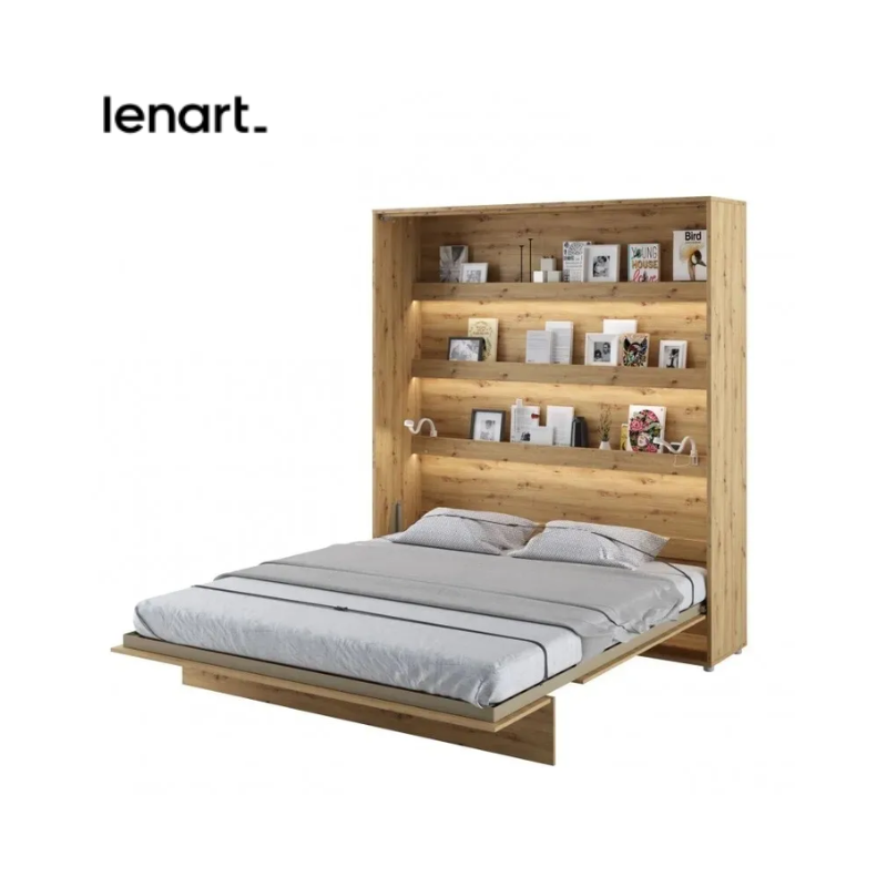 Półkotapczan Pionowy BED CONCEPT BC-13 180X200 Dąb Artisan