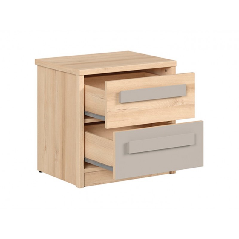 Szafka nocna Namek 2S Black Red White