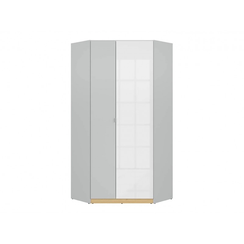 Szafa narożna Nandu 2D Black Red White