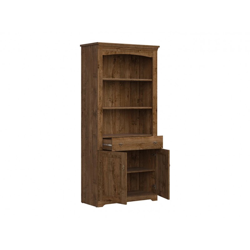 Regał Patras 2D1S Black Red White