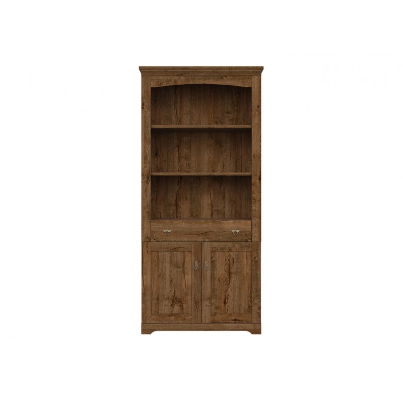 Regał Patras 2D1S Black Red White