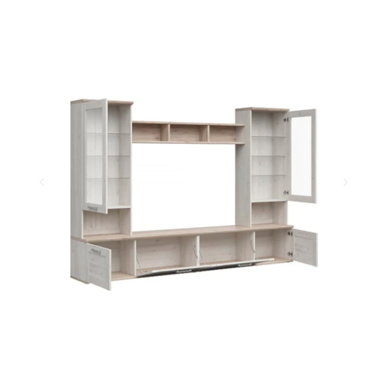 Meblościanka z kolekcji Romance BRW modrzew sibiu jasny/dąb san