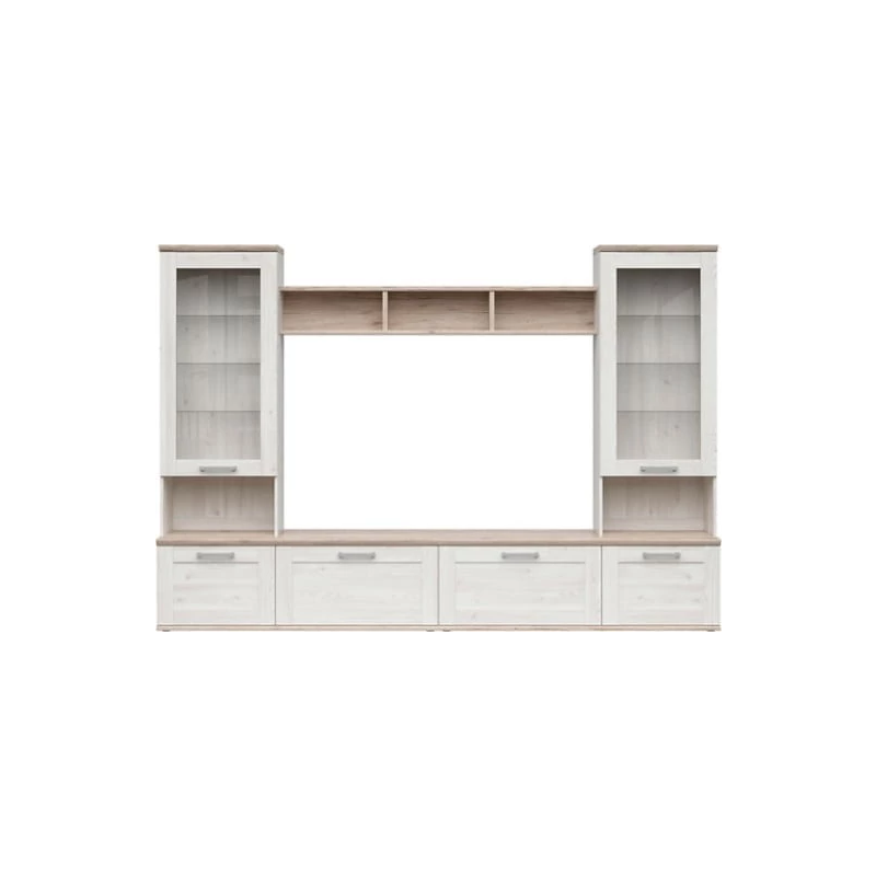 Meblościanka z kolekcji Romance BRW modrzew sibiu jasny/dąb san