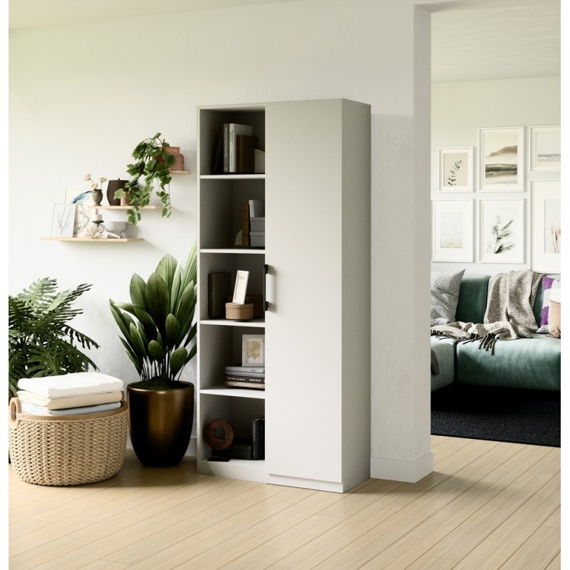 REGAŁ 80CM DRZWI BIEL KOMPLET