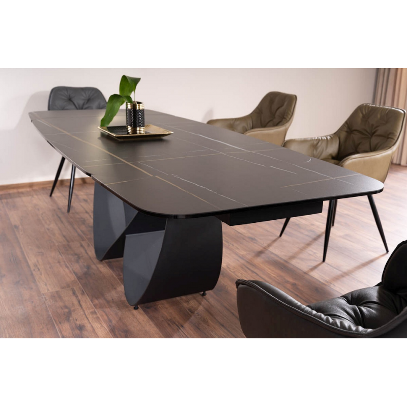 Stół rozkładany Infinity Ceramic z ceramicznym blatem azario