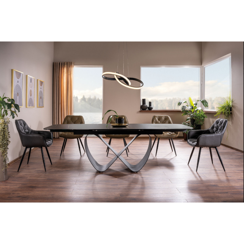 Stół rozkładany Infinity Ceramic z ceramicznym blatem azario