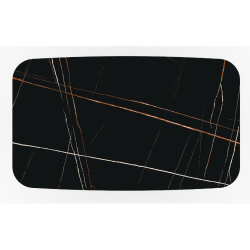 Rozkładany ceramiczny stół Avangard II czarny mat 160(240)x95