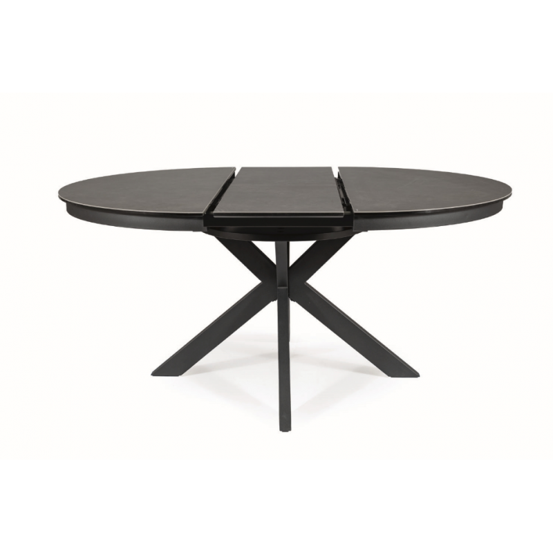 Nowoczesny stół Porto Ceramic ciemny szary/czarny mat