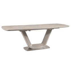 Ceramiczny stół Armani Ceramic szary efekt marmuru/szary mat 160(220)x90