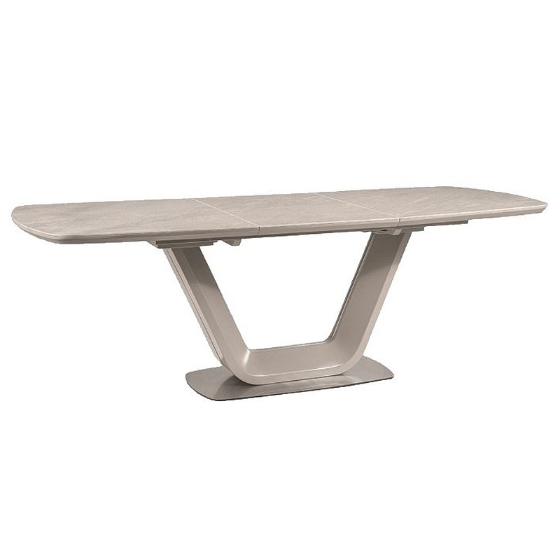 Ceramiczny stół Armani Ceramic szary efekt marmuru/szary mat 160(220)x90