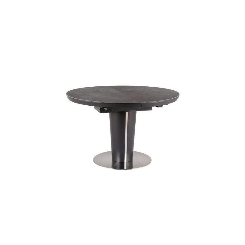 Rozkładany stół Orbit Ceramic z ceramicznym blatem szary efekt