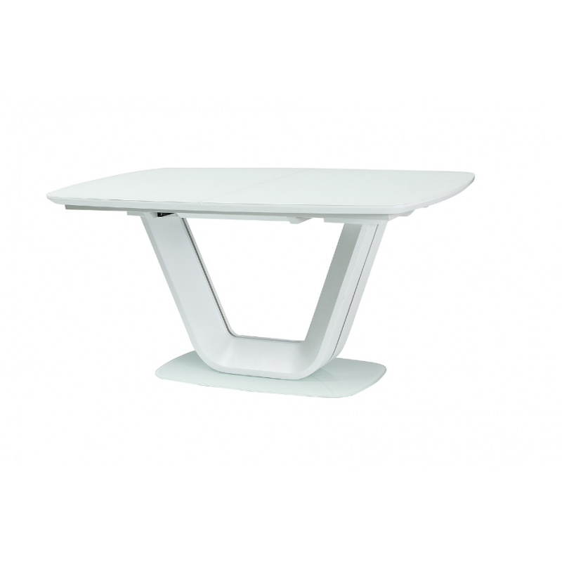 Stół rozkładany Armani biały mat 140(200)x90