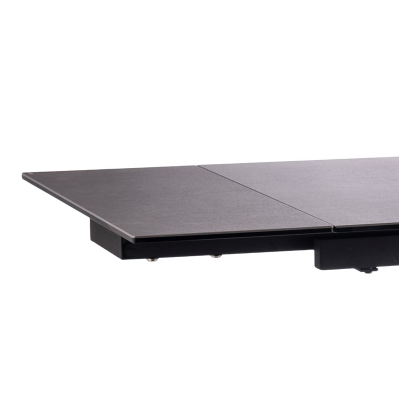 Rozkładany stół Salvadore Ceramic II szary/czarny mat