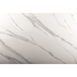 Nowoczesny stół Hermes z ceramicznym blatem biały efekt