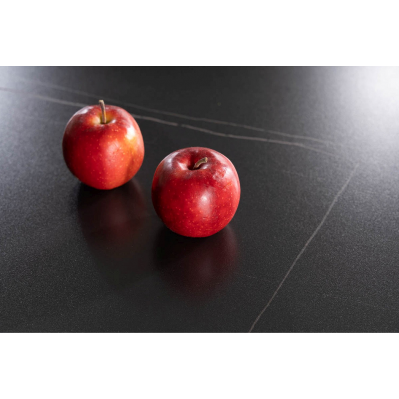 Nowoczesny stół Genesis czarny/czarny/jesion 180(240)x90