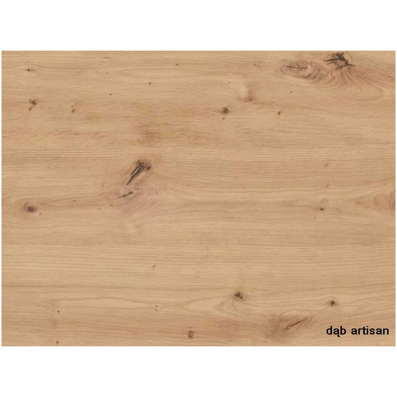 Okrągły rozkładany stół Galaxy dąb artisan/czarny fi