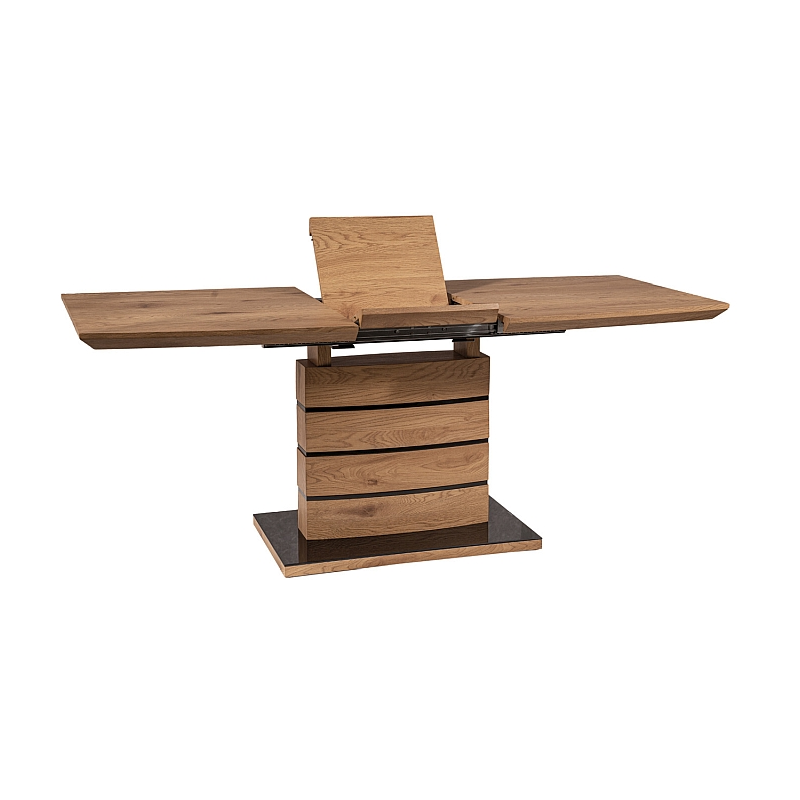 Nowoczesny rozkładany stół Leonardo dąb 140(180)x80