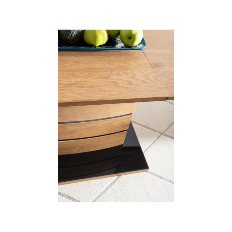 Nowoczesny rozkładany stół Leonardo dąb 140(180)x80