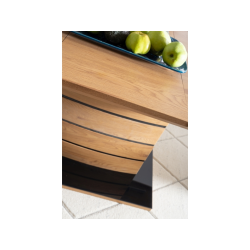 Nowoczesny rozkładany stół Leonardo dąb 140(180)x80