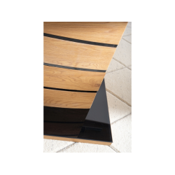 Nowoczesny rozkładany stół Leonardo dąb 140(180)x80