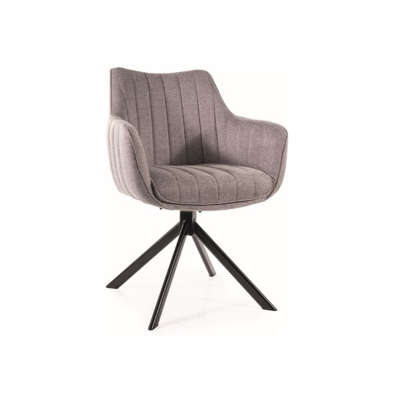 Krzesło obrotowe Azalia Brego czarny stelaż/szary 07