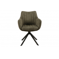 Krzesło obrotowe Azalia Brego czarny stelaż/oliwka 77