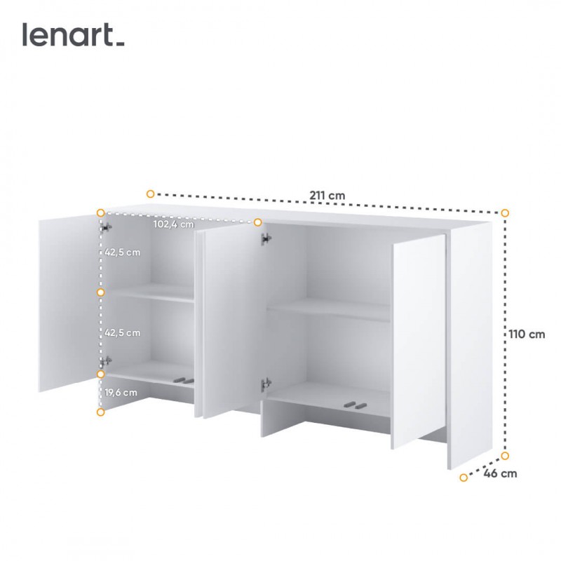 Nadstawka BED CONCEPT BC-11 do półkotapczanu poziomego 90x200