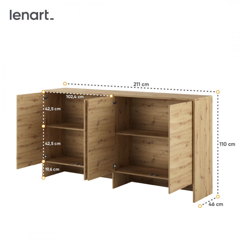 Nadstawka BED CONCEPT BC-11 do półkotapczanu poziomego 90x200
