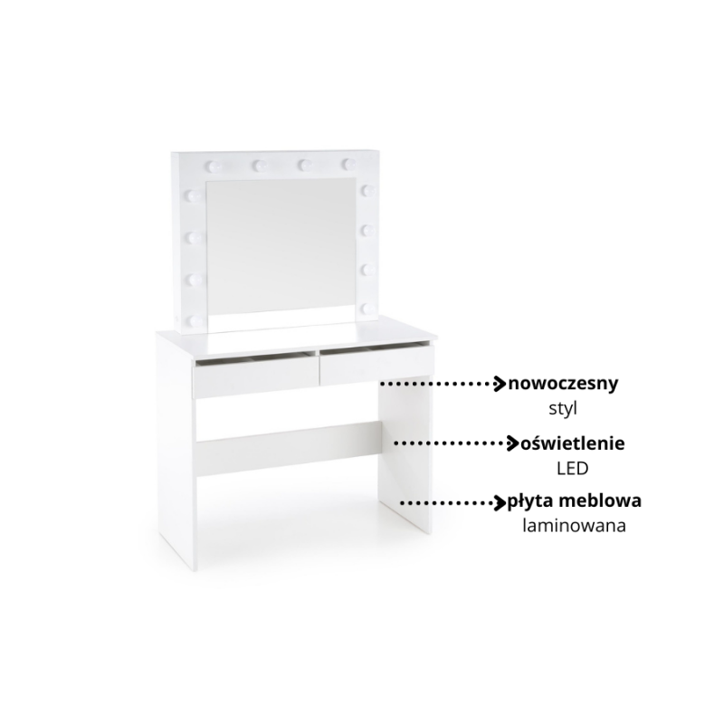 HOLLYWOOD toaletka biały