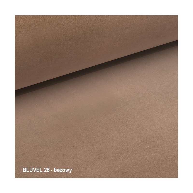 Nowoczesne krzesło King Velvet złoty stelaż/beżowy Bluvel 28