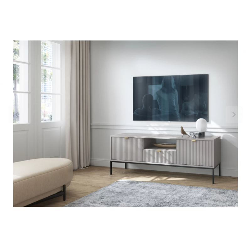 Szafka RTV Nova 154cm RTV-154 szary Piaski