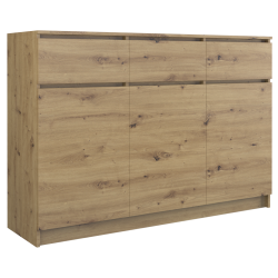KOMODA 3 DRZWI 3 SZUFLADY ARTISAN KOMPLET KOMODA 3 DRZWI 3 SZUFLADY ARTISAN KOMPLET