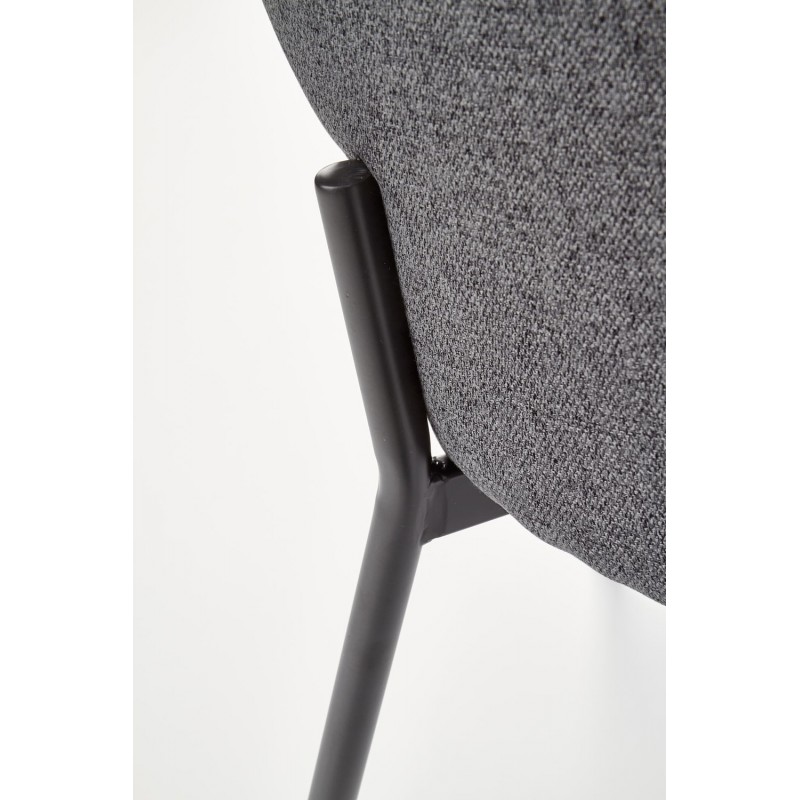 Zestaw krzeseł (4szt.) tapicerowanych Cherry Blossom szary