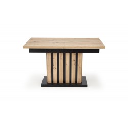 LAMELLO stół rozkładany 130-180/80 cm dąb artisan/czarny