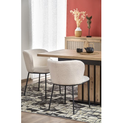 LAMELLO stół rozkładany 130-180/80 cm dąb artisan/czarny LAMELLO stół rozkładany 130-180/80 cm dąb artisan/czarny