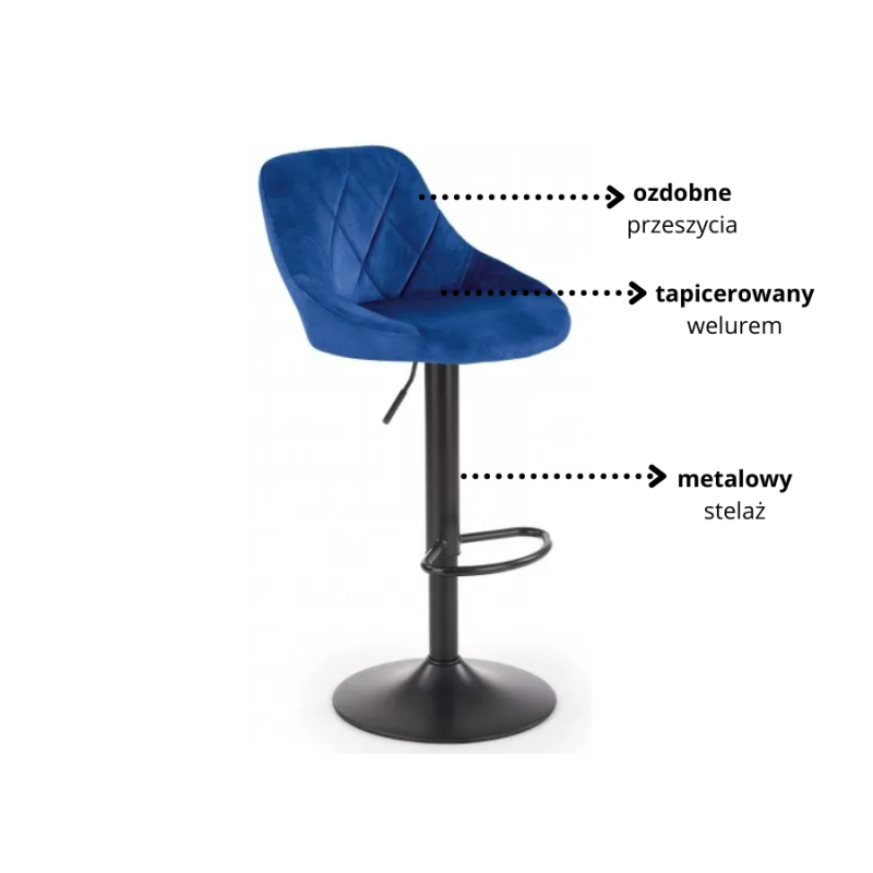 Hoker H101 granatowy (1p 2szt)