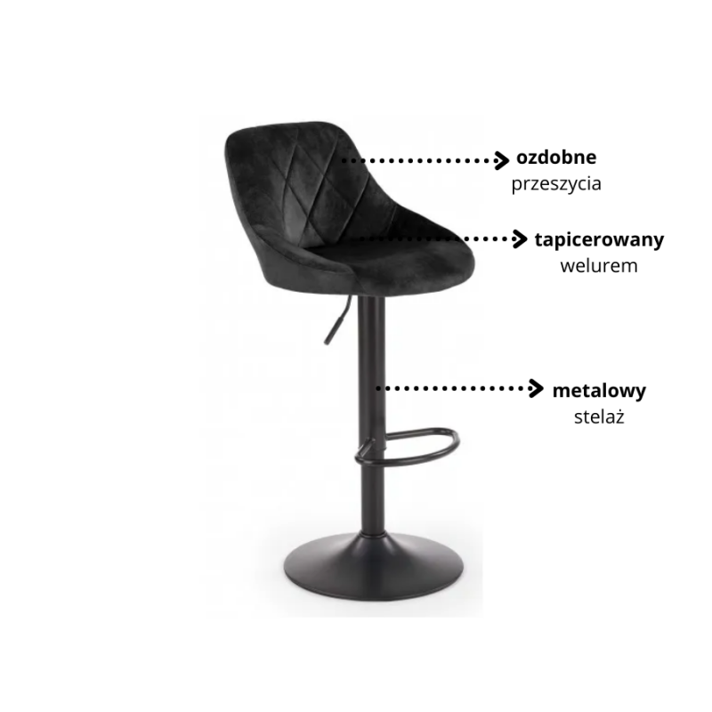 Hoker H101 czarny (1p 2szt)