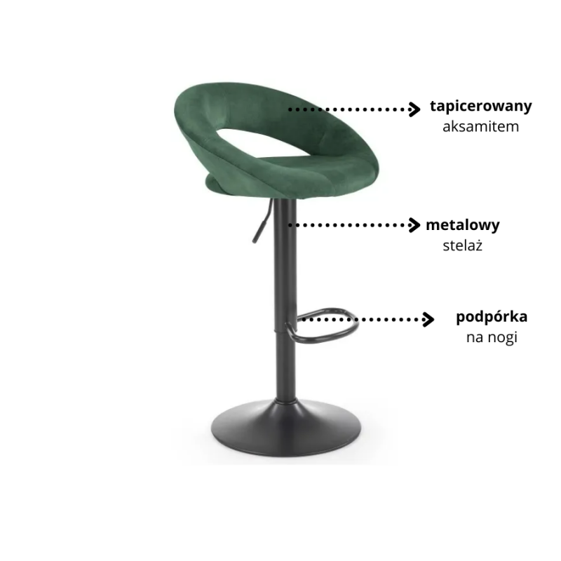 Hoker H102 ciemny zielony (1p 2szt)