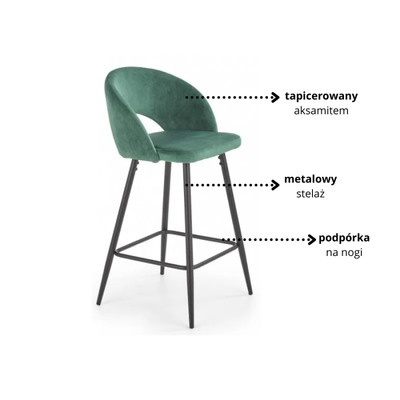 Hoker H96 ciemny zielony (1p 2szt)