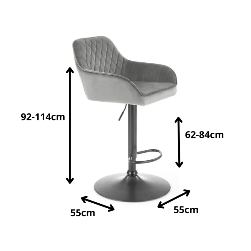 Hoker H103 popielaty