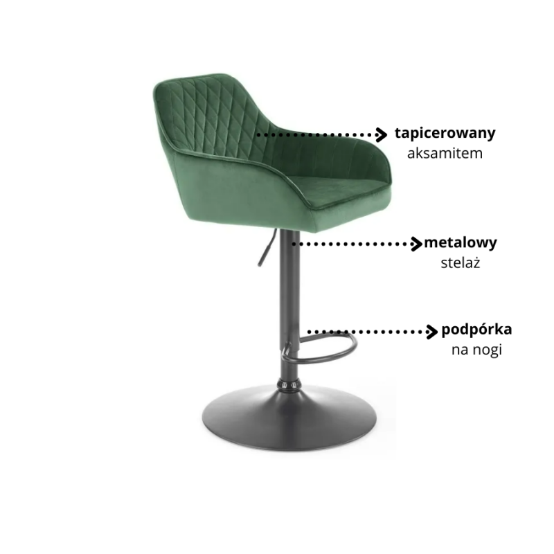 Hoker H103 ciemny zielony