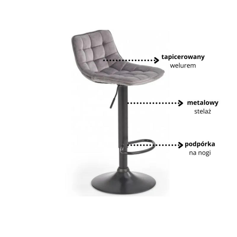 Hoker H95 popielaty (1p 1szt)